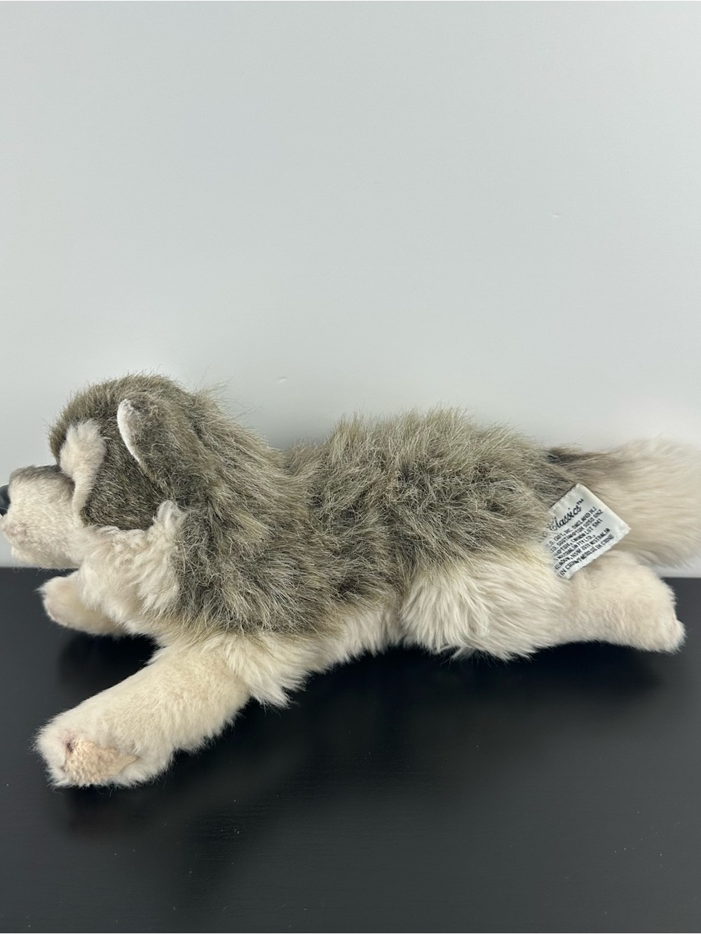 Russ Berrie Yomiko Classics Wolf 12" Gray White Cream Husky Plush Stuffed Animal